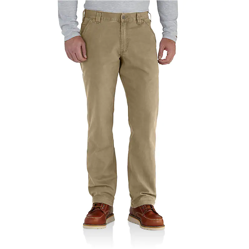 Carhartt - Men's Rugged Flex Relaxed Fit Canvas Work Pant - 102291 Dark Khaki