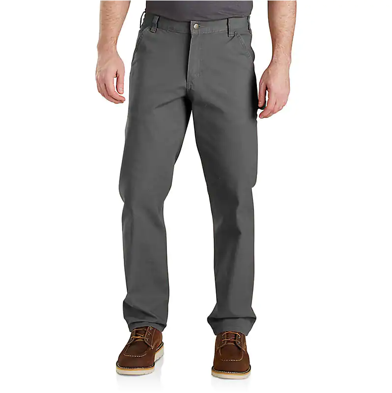 Carhartt - Men's Rugged Flex Relaxed Fit Duck Utility Work Pant - 103279 Gravel