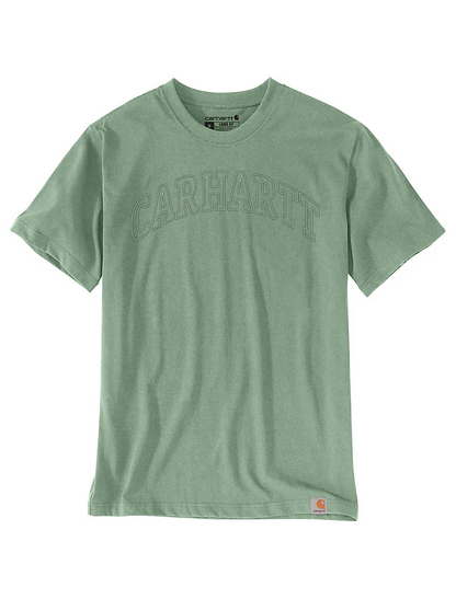 Carhartt - Men's Relaxed Fit Heavyweight Short Sleeve Logo Graphic T-Shirt - 106156