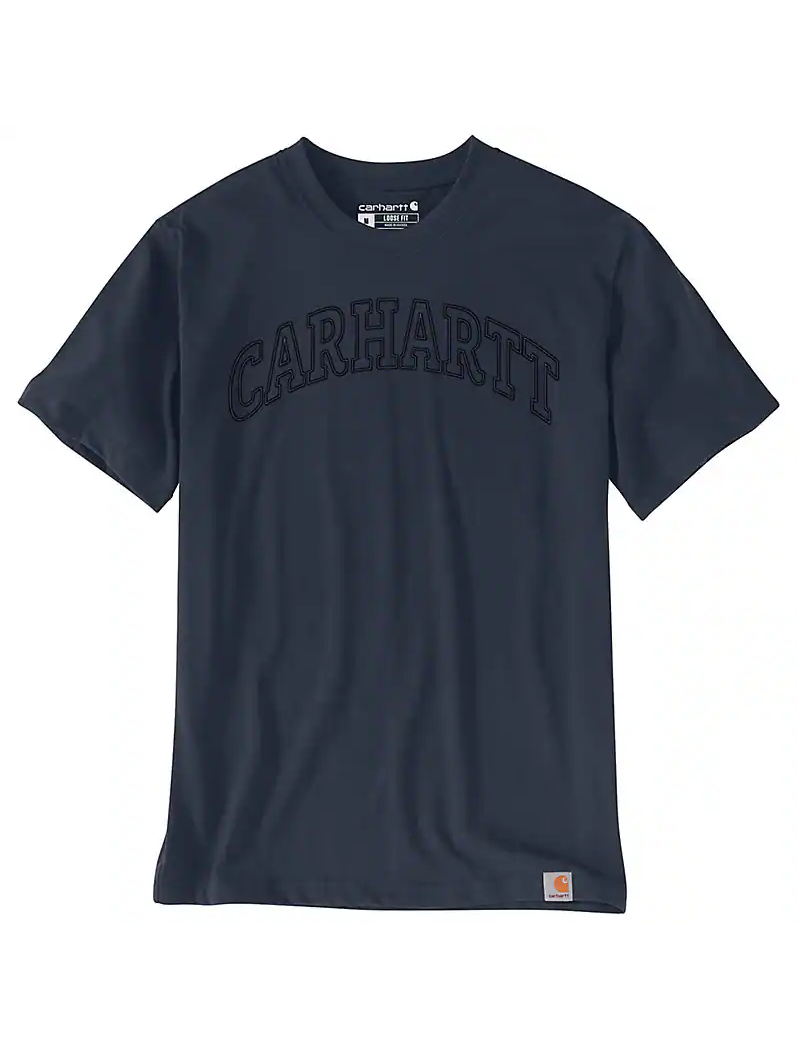 Carhartt - Men's Relaxed Fit Heavyweight Short Sleeve Logo Graphic T-Shirt - 106156