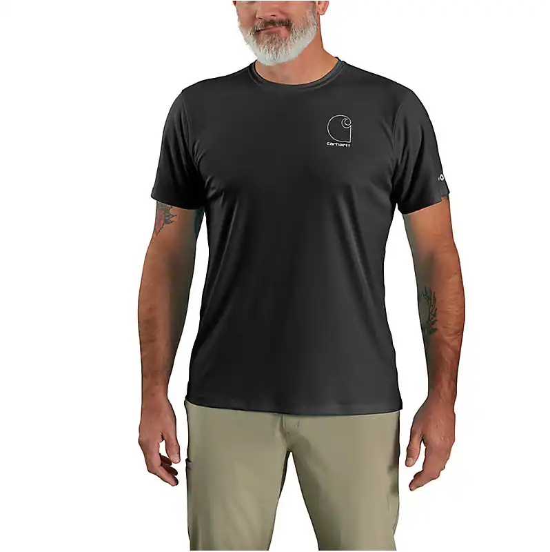 Carhartt - Men's Force Sun Defender Lightweight SS Logo Graphic T-Shirt - 106163