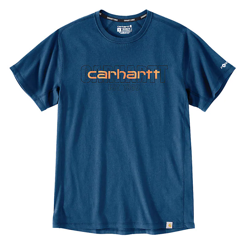 Carhartt - Men's Force Relaxed Fit Midweight Short Sleeve Logo Graphic T-Shirt - 106653