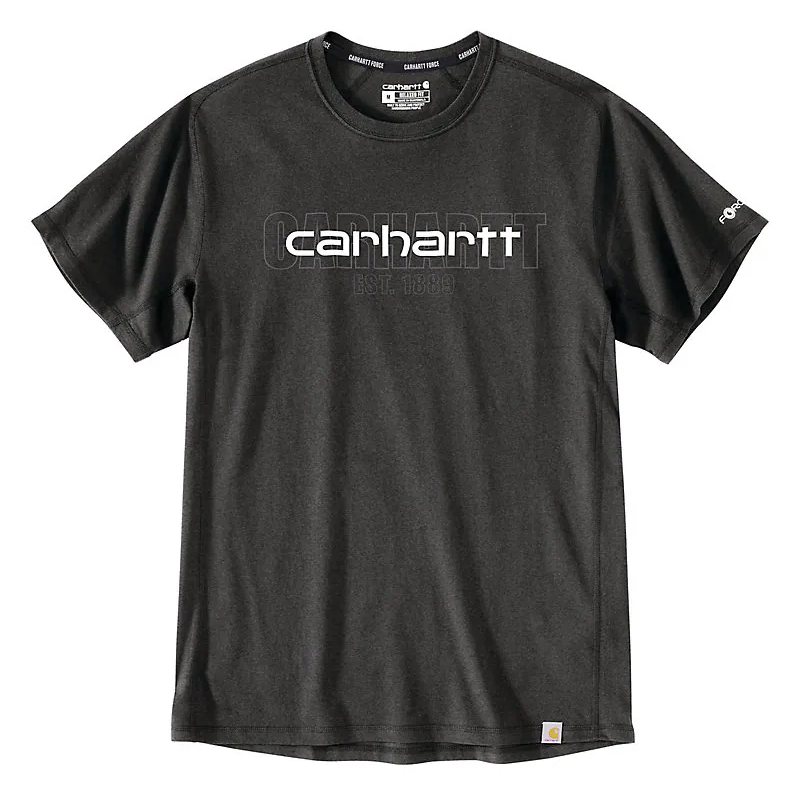 Carhartt - Men's Force Relaxed Fit Midweight Short Sleeve Logo Graphic T-Shirt - 106653