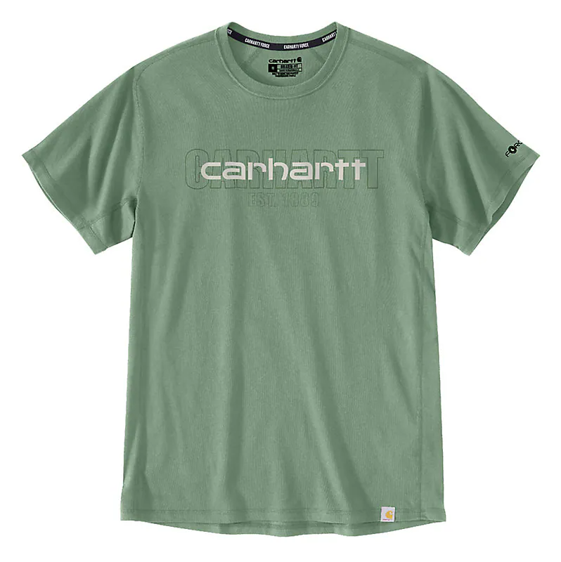 Carhartt - Men's Force Relaxed Fit Midweight Short Sleeve Logo Graphic T-Shirt - 106653