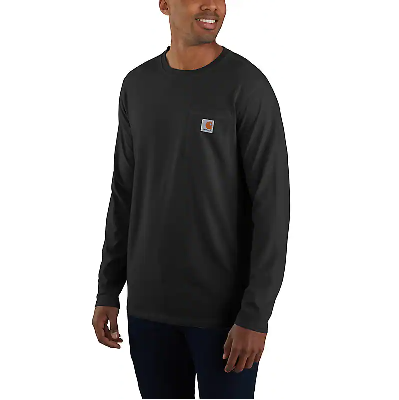 Carhartt - Men's Force Relaxed Fit Midweight Long-Sleeve Pocket T-Shirt - 104617