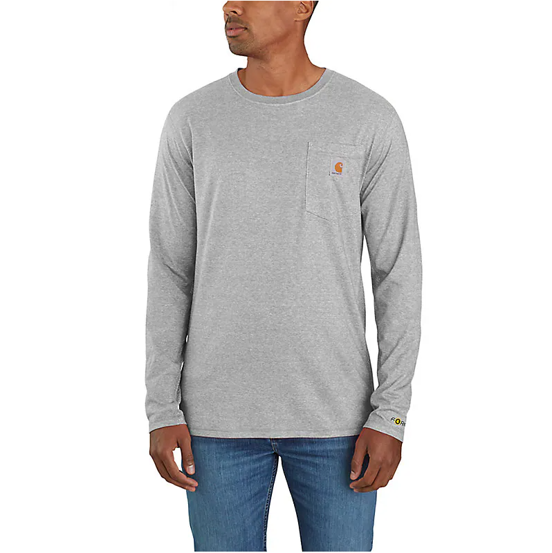 Carhartt - Men's Force Relaxed Fit Midweight Long-Sleeve Pocket T-Shirt - 104617