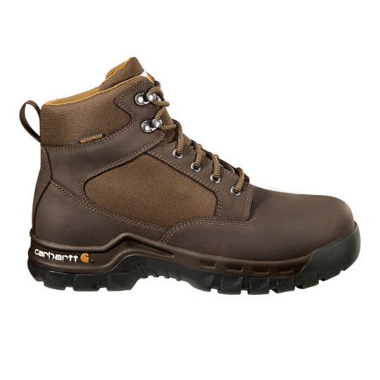 Carhartt - Men's 6" Rugged Flex Waterproof Brown Steel Toe Work Boot - FF6213