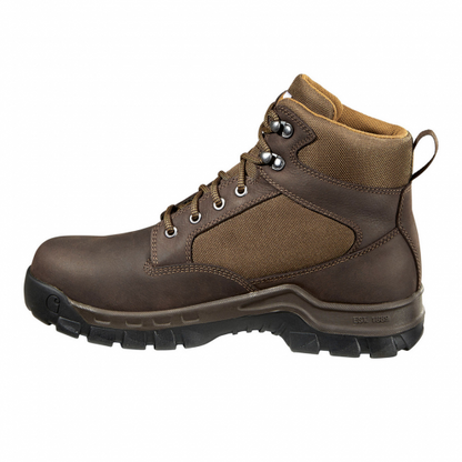 Carhartt - Men's 6" Rugged Flex Waterproof Brown Steel Toe Work Boot - FF6213