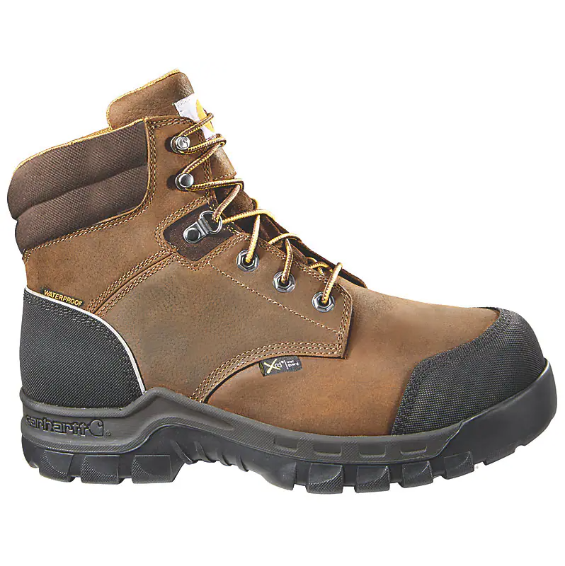 Carhartt - Men's 6" Waterproof Internal Met Guard Composite Toe Work Boot - CMF6720