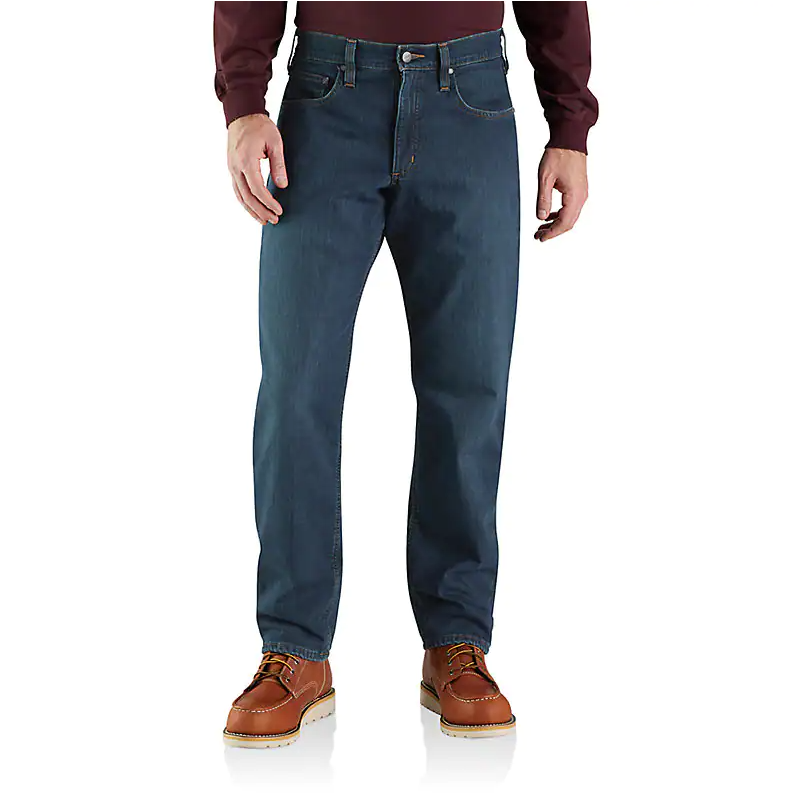 Carhartt - Men's Rugged Flex Relaxed Fit Fleece Lined 5 Pocket Jean - 104939