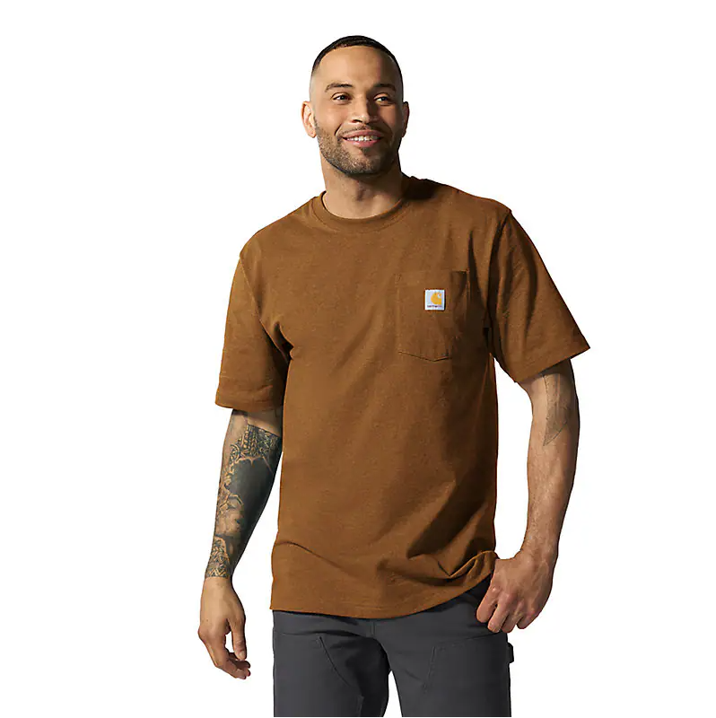 Carhartt - Men’s Loose Fit Heavyweight Short Sleeve Pocket T-Shirt - K87