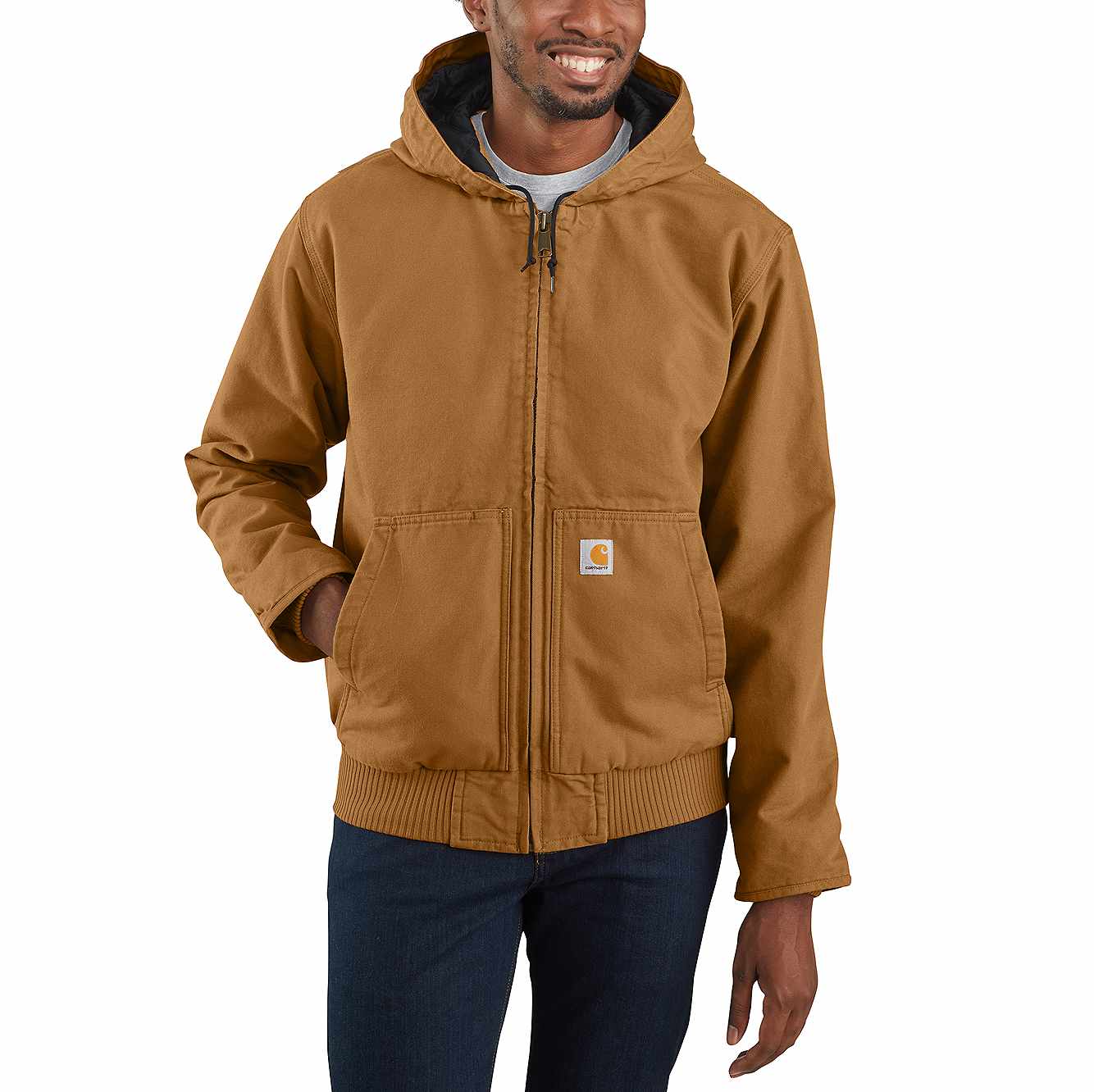 Carhartt Quilted Flannel-Lined Duck Active Jacket - Country Outfitter