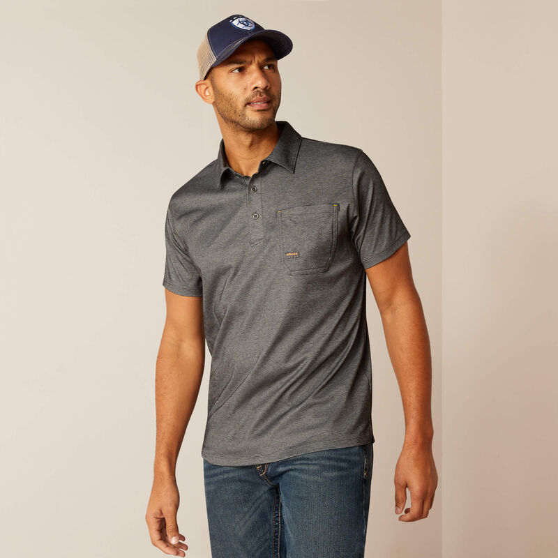 Ariat - Men's Rebar Foreman Short Sleeve Polo - 10048617