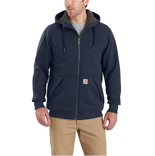 Carhartt - Men's Rain Defender Relaxed Fit Midweight Sherpa Lined Full-Zip Sweatshirt - 103308