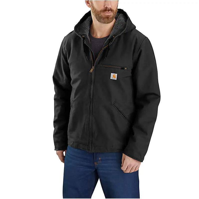 Carhartt - Men's Relaxed Fit Washed Duck Sherpa Lined Jacket - 104392