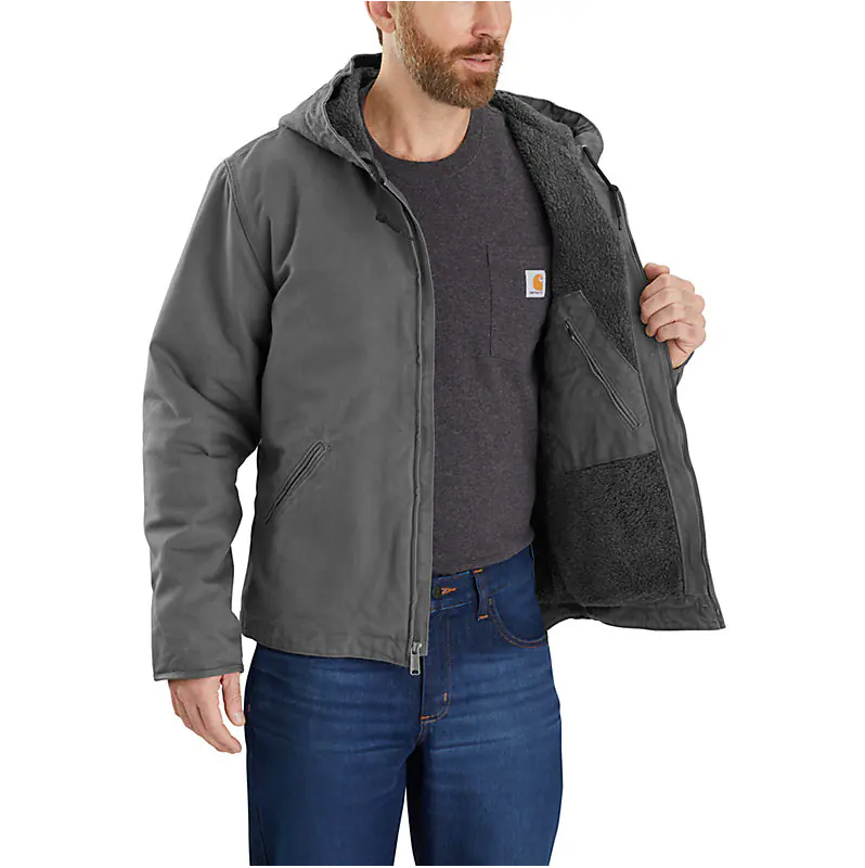Carhartt - Men's Relaxed Fit Washed Duck Sherpa Lined Jacket - 104392