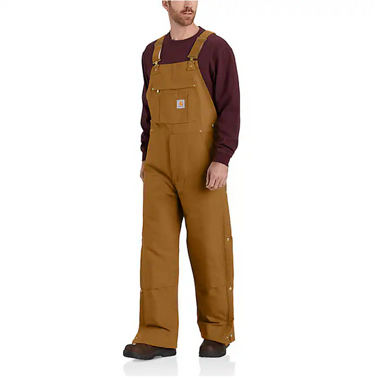 Carhartt - Men's Loose Fit Firm Duck Insulated Bib Overall - 104393