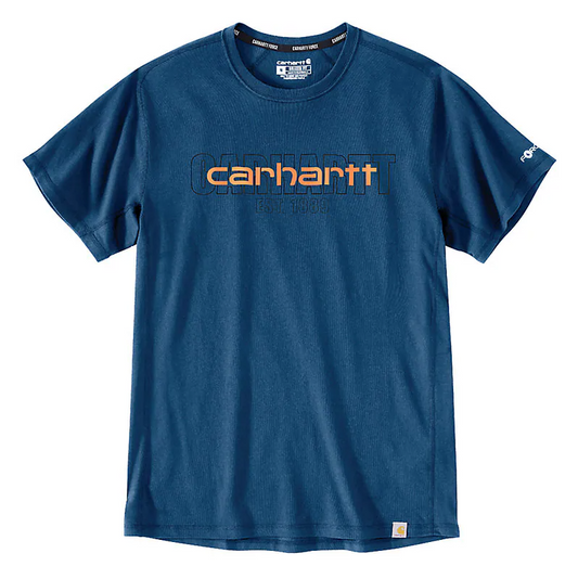 Carhartt - Men's Force Relaxed Fit Midweight Short Sleeve Logo Graphic T-Shirt - 106653