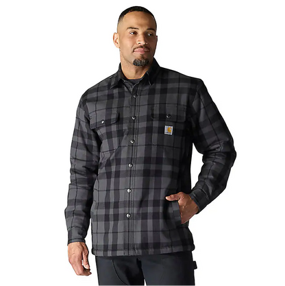 Carhartt - Men's Relaxed Fit Flannel Sherpa Lined Shirt Jac - 107017