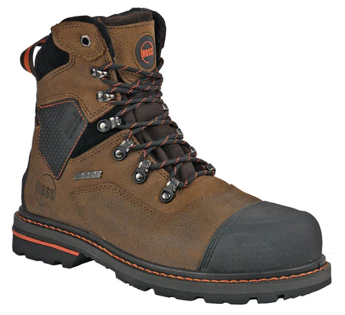Hoss - Men's 6" Range Brown Work Boot - H61172