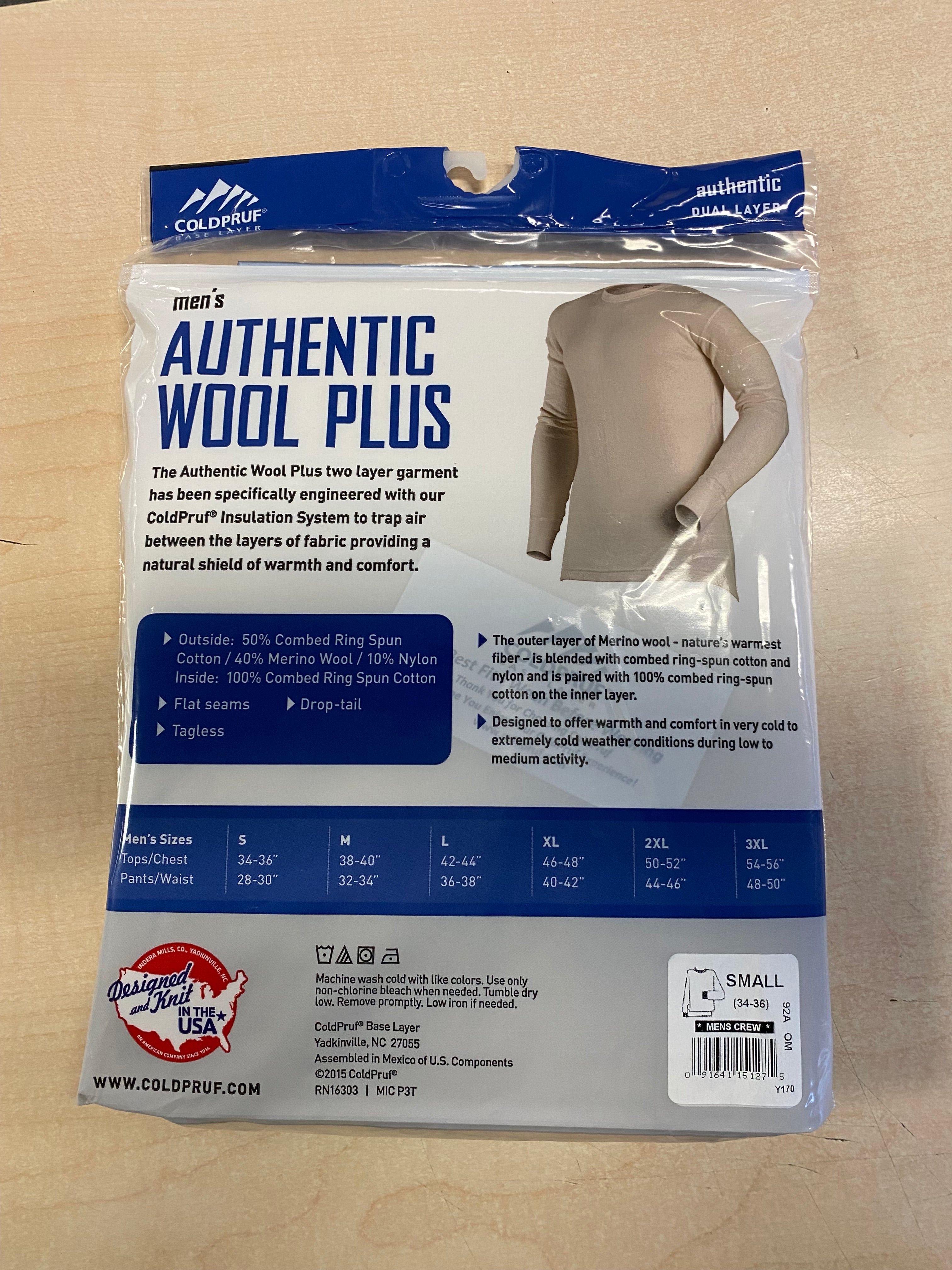 Coldpruf authentic wool outlet plus