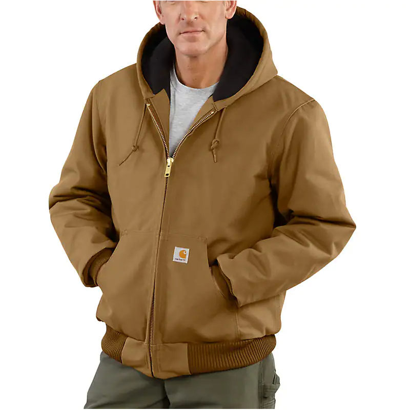 Carhartt - Men’s Loose Fit Firm Duck Insulated Flannel-Lined Active Jac - 106673