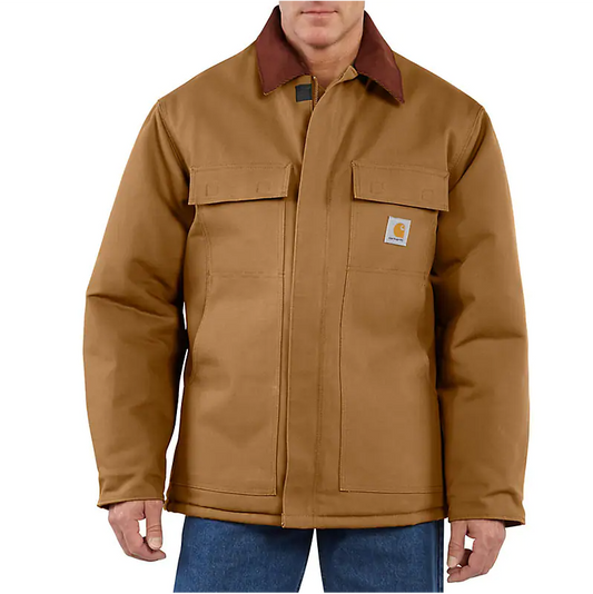 Carhartt - Men's Loose Fit Firm Duck Insulated Traditional Coat - C003