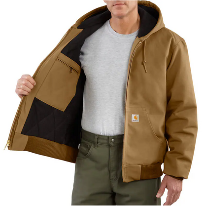 Carhartt - Men’s Loose Fit Firm Duck Insulated Flannel-Lined Active Jac - 106673