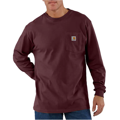 Carhartt - Men's Loose Fit Heavyweight Long Sleeve Pocket T-Shirt - K126