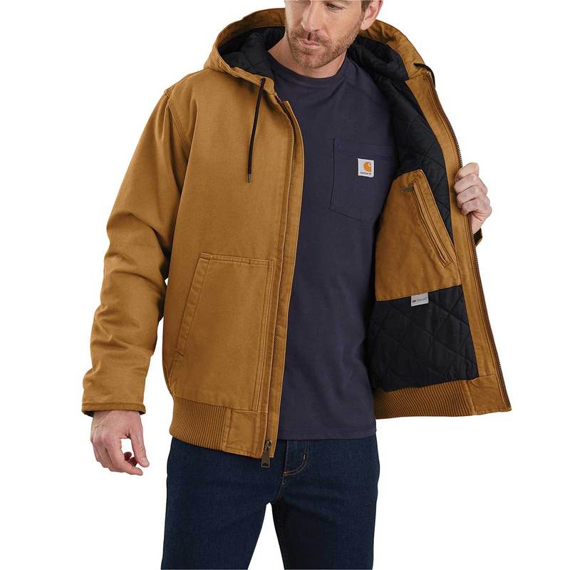 Carhartt - Men’s Loose Fit Washed Duck Insulated Active Jac - J130 (104050)